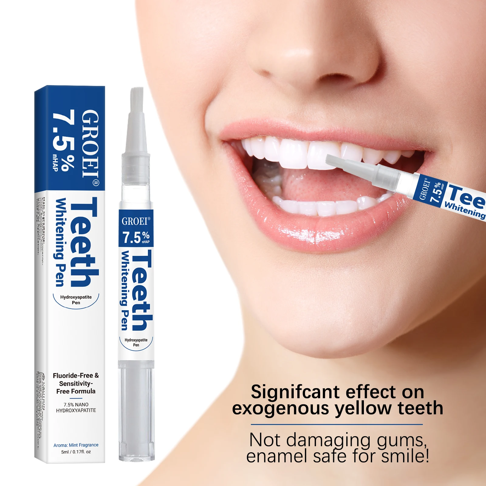 Teeth Whitening Pens - Pluma blanqueadora de dientes de hidroxapatita,