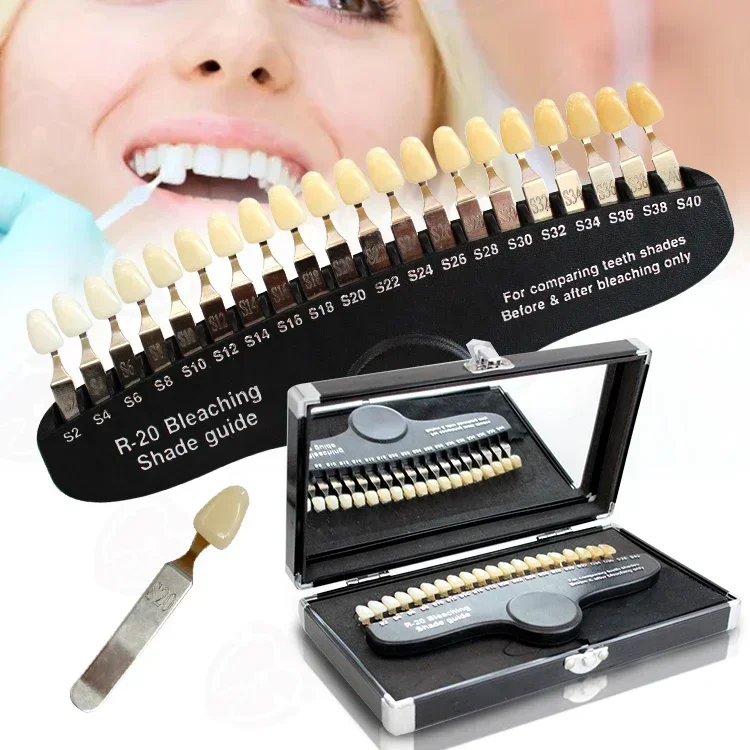 Teeth Whitening Shade Guide - Blanqueamiento dental profesional, guías de sombra,