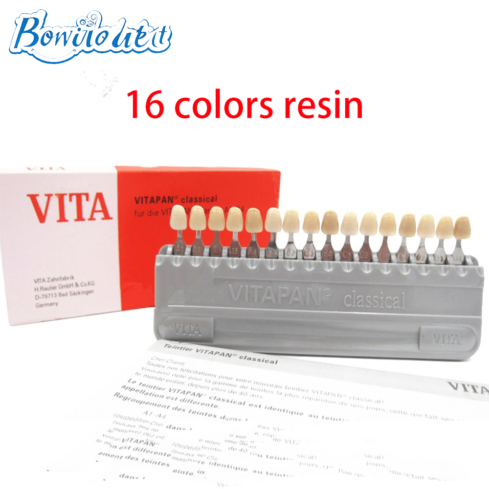 Teeth Whitening Shade Guide - Kit de Blanqueamiento Dental VITA, Guía