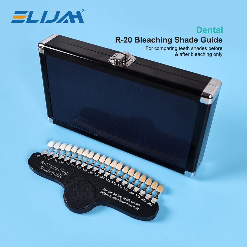 Teeth Whitening Shade Guide - ELIJAH R-20 guía de sombra blanqueadora