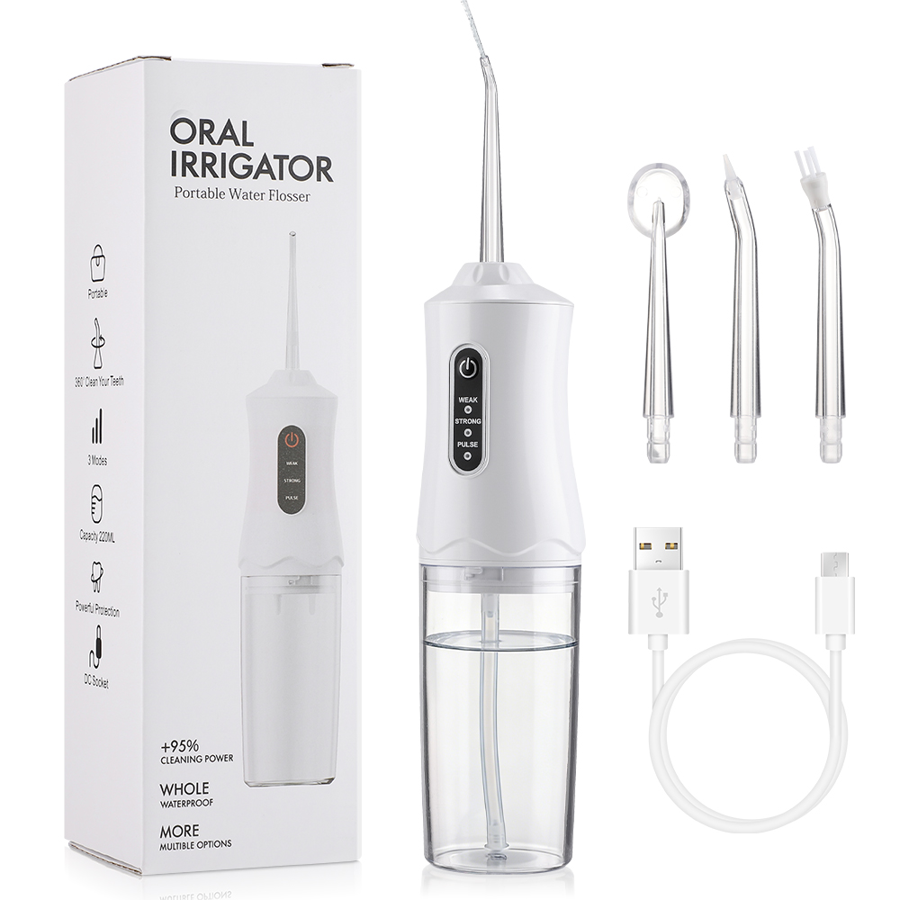 Teeth Whitening Or Tooth Whitening - Irrigador bucal portátil de 3 modos,