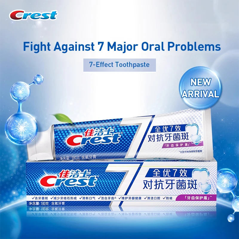 Teeth Whitening Effects - Crest 7 efectos pasta de dientes