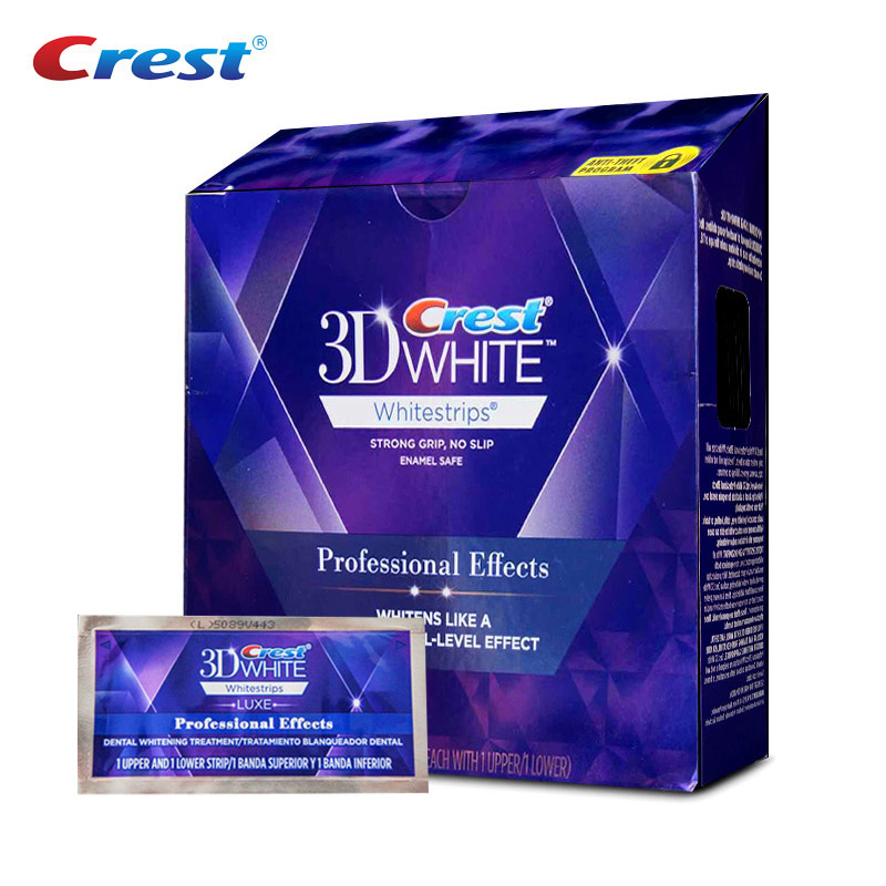 Teeth Whitening Effects - Crest-tiras blanqueadoras 3D para adultos, tiras