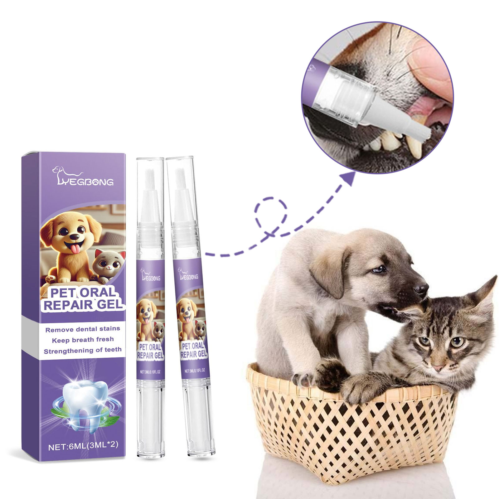 Teeth Whitening Pens - 12 Uds. Bolígrafo para cepillo de