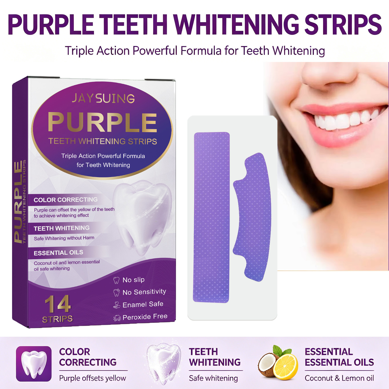 Tiras Blanqueadoras de Dientes - Teeth Whitening With Coconut Oil reseña y precio