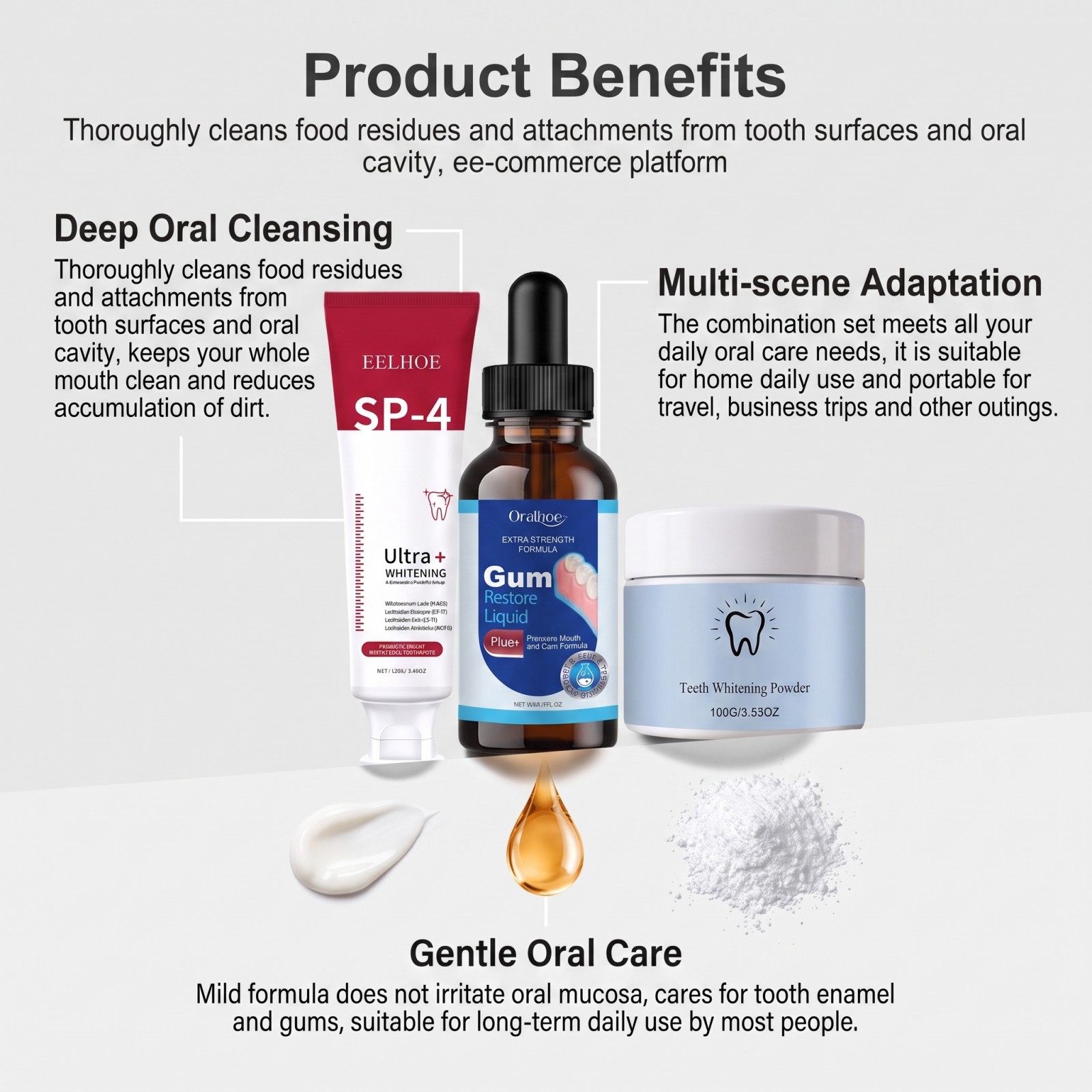 Set de Cuidado Bucal, Pasta De - Teeth Whitening Best reseña y precio