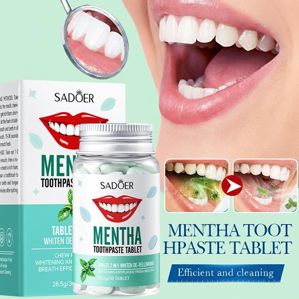 30 Tabletas de Pasta Dental Só - Teeth Whitening Best reseña y precio