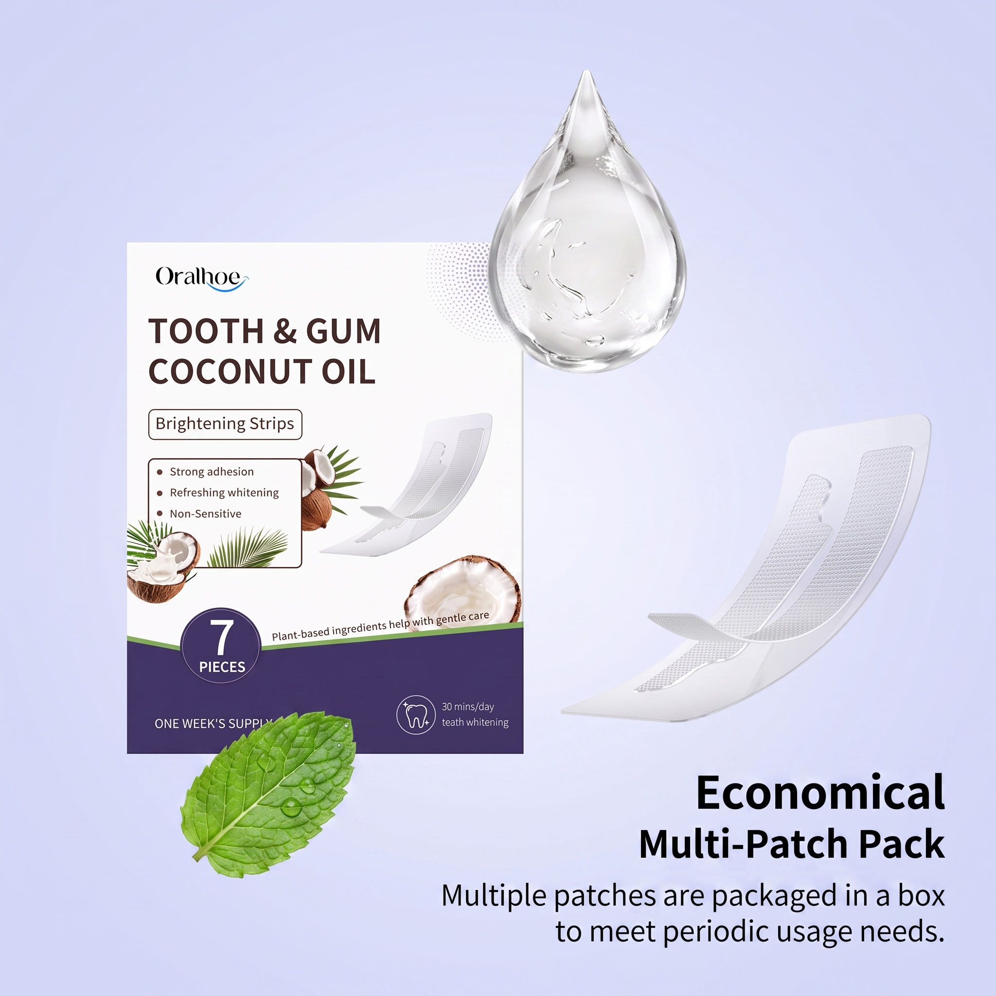 Tiras Blanqueadoras de Dientes - Teeth Whitening With Coconut Oil reseña y precio