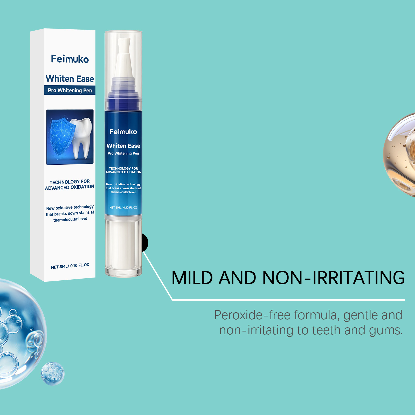 Feimuko 3mL Pro Whitening Pen, - Teeth Whitening Pens reseña y precio