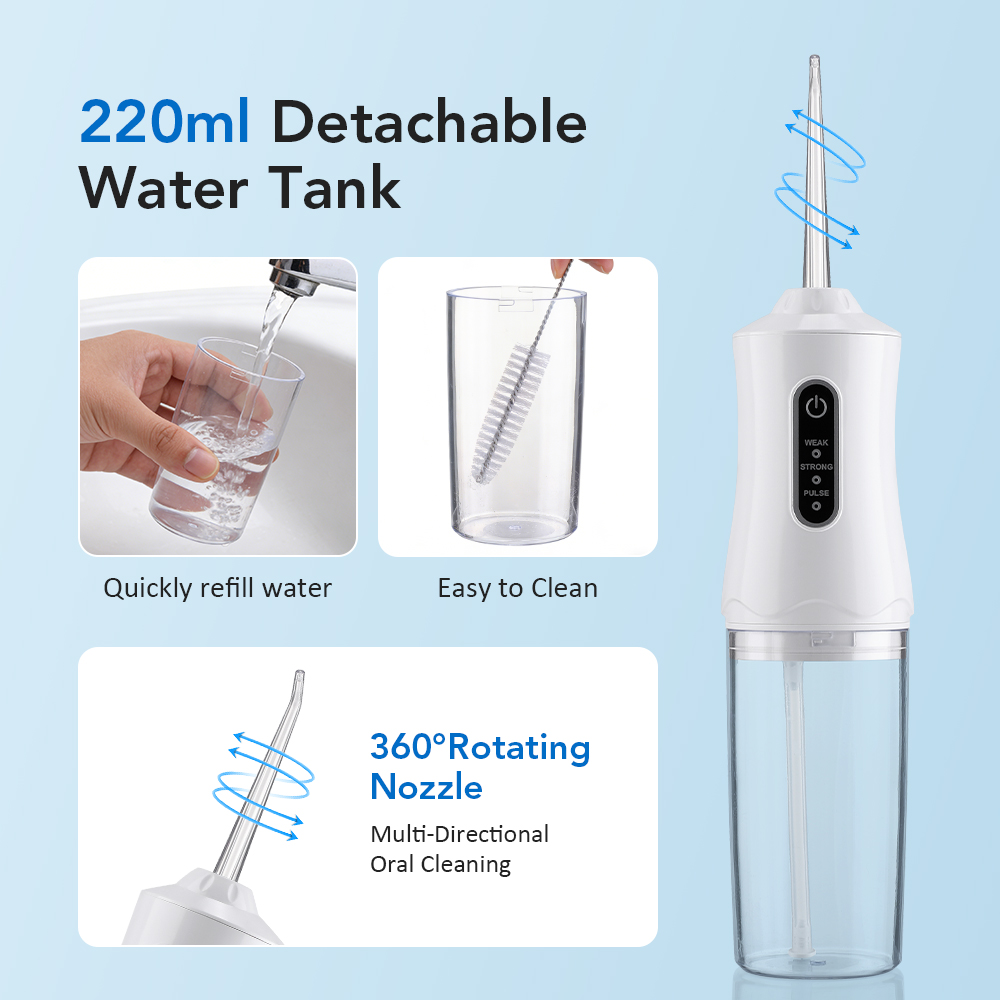 Irrigador bucal portátil de 3  - Teeth Whitening Or Tooth Whitening reseña y precio