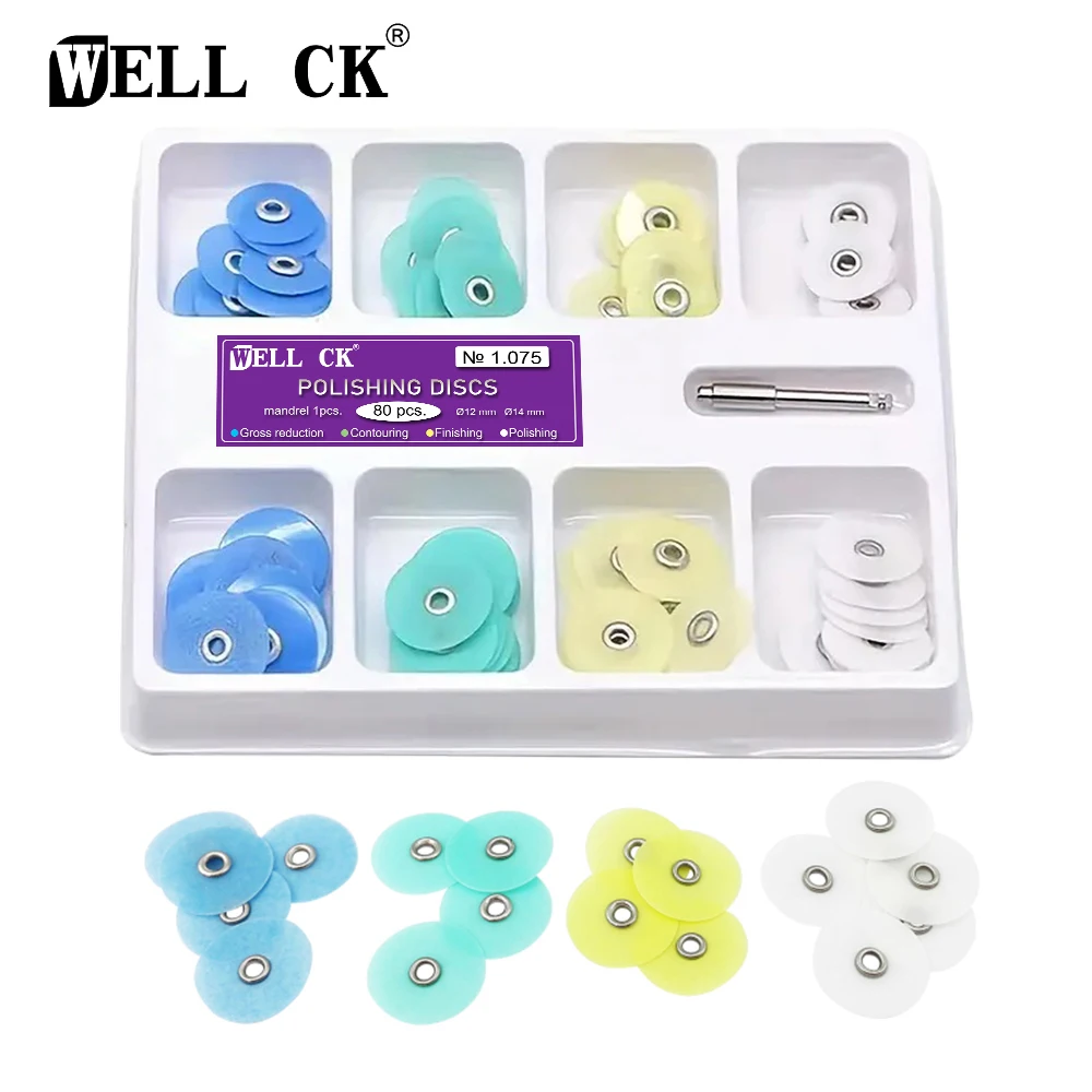 WELLCK-discos de Pulido Dental - Teeth Whitening Professional reseña y precio