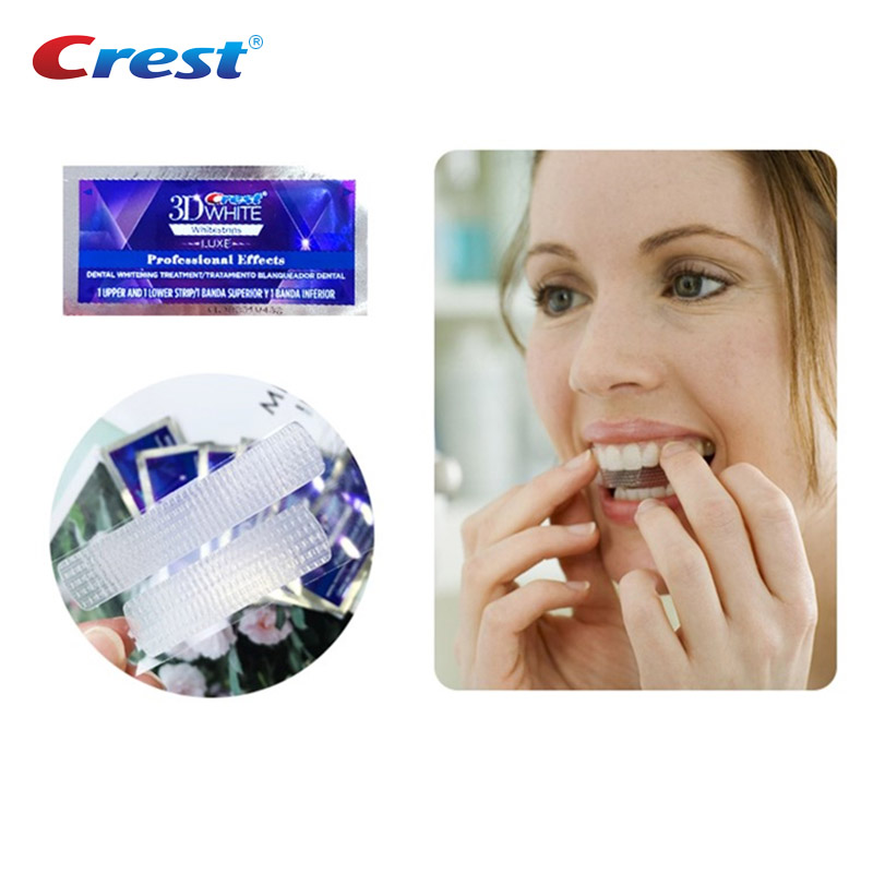 Crest-tiras blanqueadoras 3D p - Teeth Whitening Effects reseña y precio
