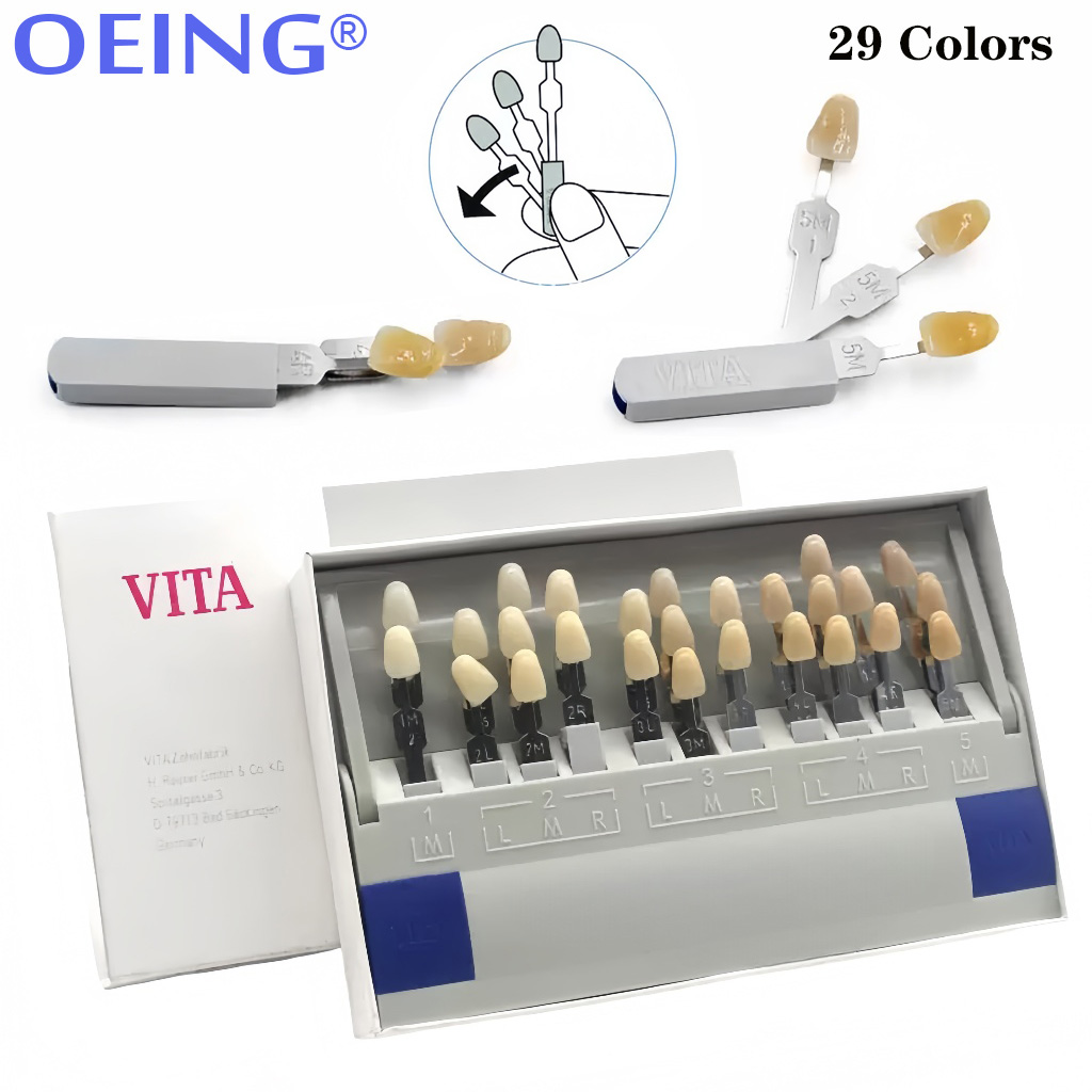 Guía de sombra de dientes de 2 - Teeth Whitening Shade Guide reseña y precio