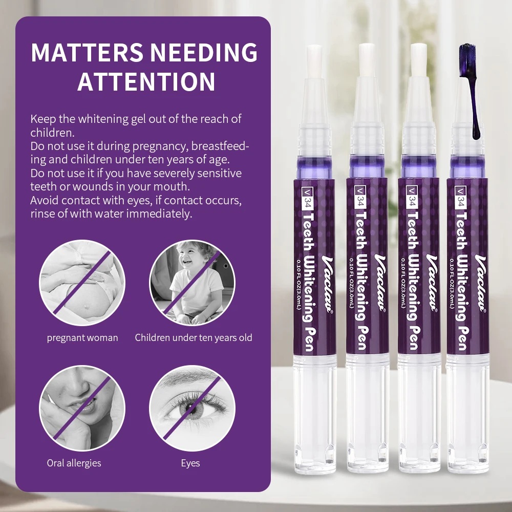 Vaclav V34 Bolígrafo de gel bl - Teeth Whitening Pens reseña y precio