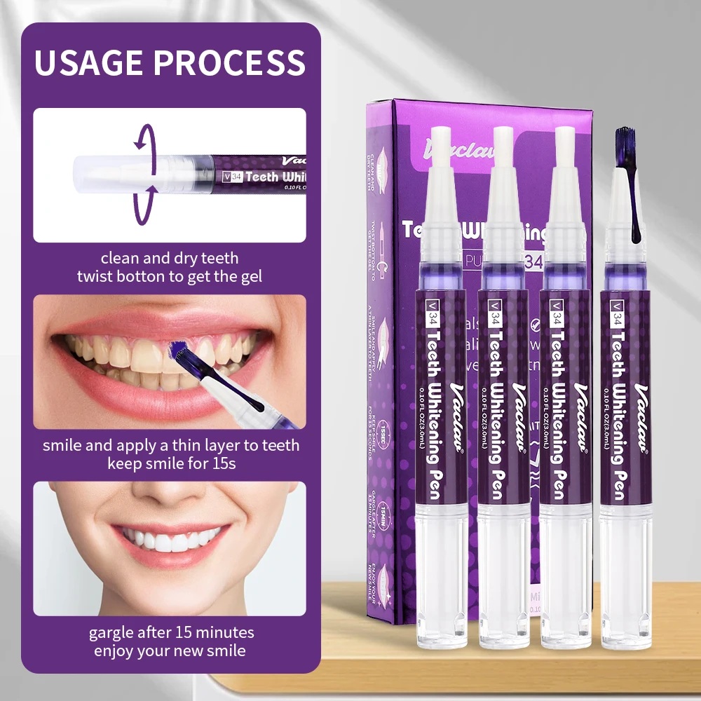 Vaclav V34 Bolígrafo de gel bl - Teeth Whitening Pens reseña y precio